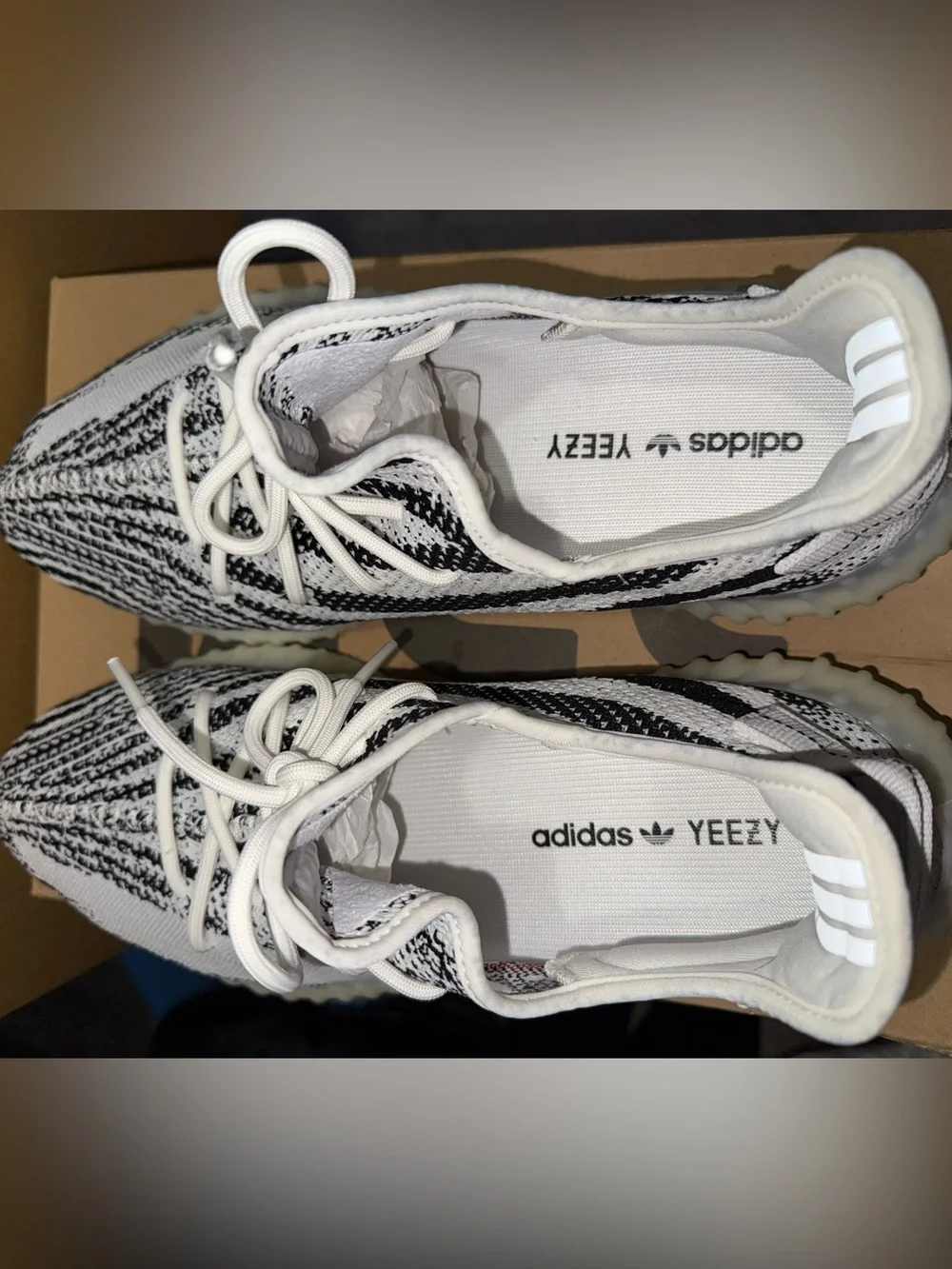 adidas Yeezy Boost 350 V2 Zebra - White/Black with Red